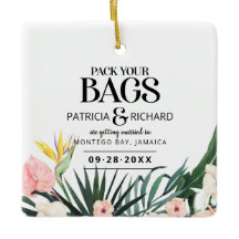 Tropical Destination Wedding Save The Date