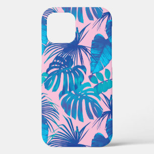 Tropical digital paper stripes stars iPhone 12 case