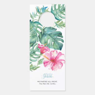 Tropical Do Not Disturb Door Hanger