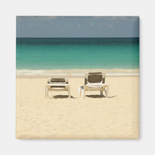 Tropical Dominican Beach Paradise Magnet