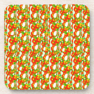 tropical dragon fruit coaster