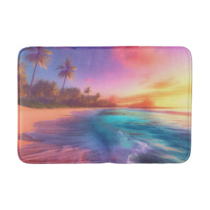Tropical Dreamscape Bath Mat