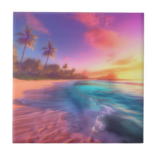 Tropical Dreamscape Tile