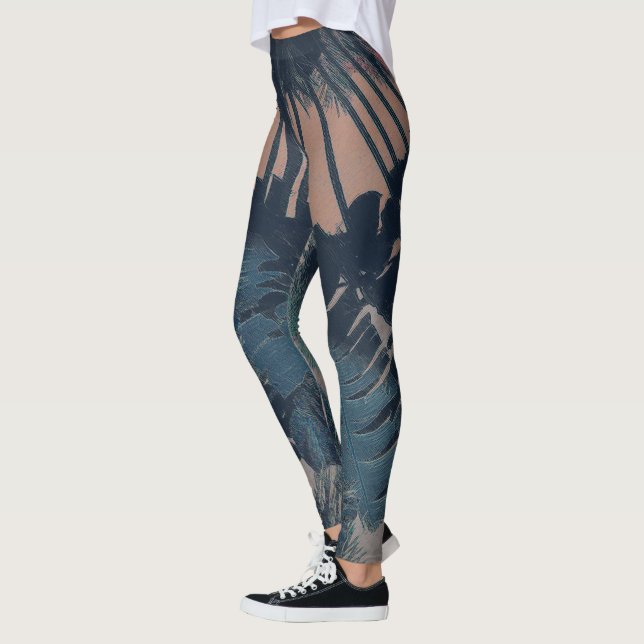 Tropical Dressing Leggings (Left)