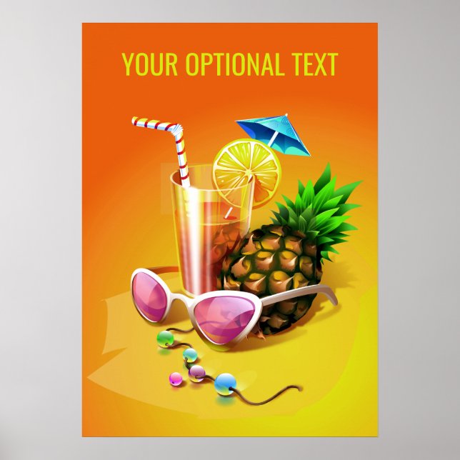 Tropical Drink custom poster (Front)