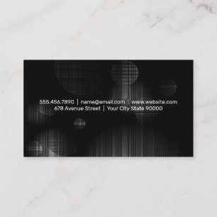 Tropical Drink Logo   Mixology Bartender Business Card