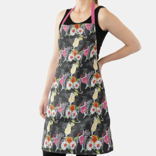 Tropical Drinks With Animals Apron