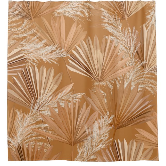 Tropical dry palms: watercolor boho. (Front)