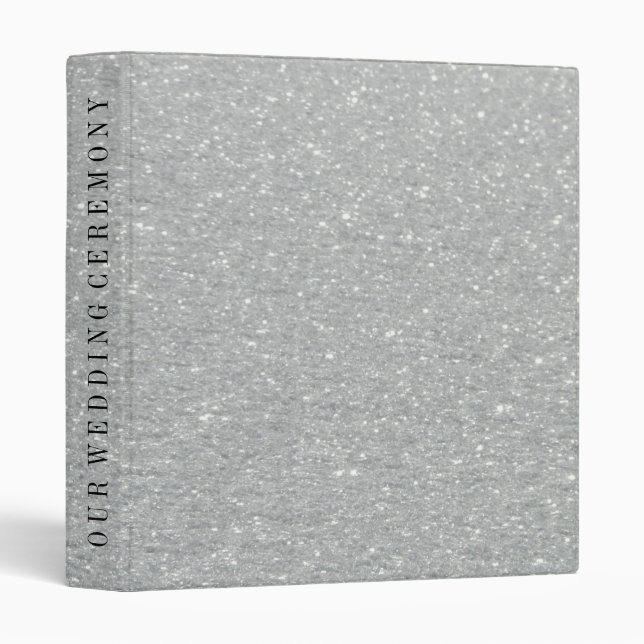 Tropical Dusk Glitter Personalize 3 Ring Binder (Front/Spine)