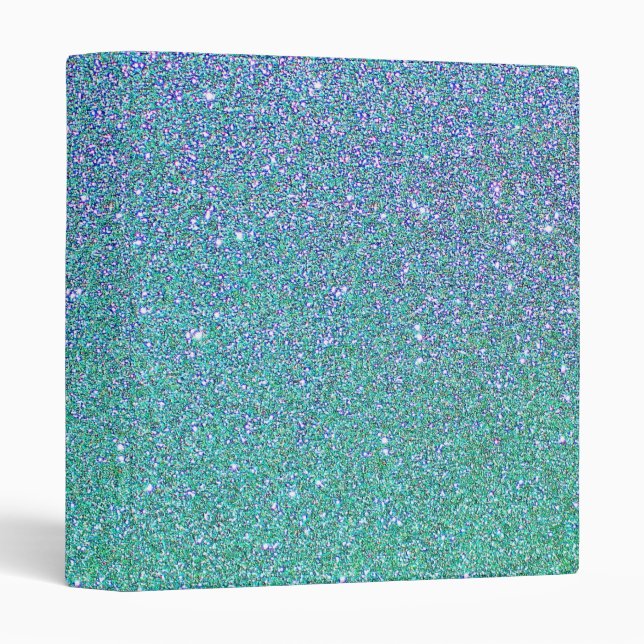 Tropical Dusk Glitter Personalize Binder (Front/Spine)