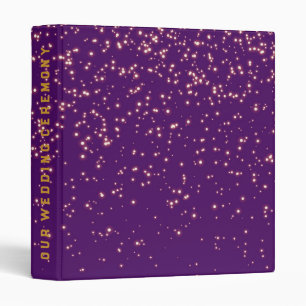 Tropical Dusk Glitter Personalize Binder