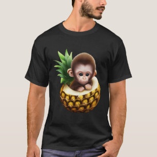 Tropical Eapple Monkey T-Shirt