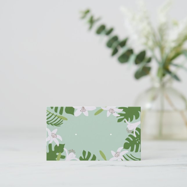 Tropical Earring Jewellery Display Card (Standing Front)