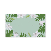 Tropical Earring Jewellery Display Card