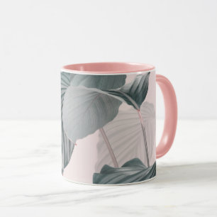 Tropical Elegance in Pastel Mug