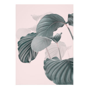 Tropical Elegance in Pastel Photo Print