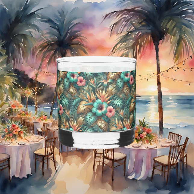Tropical Elegance Rocks Glass (Creator Uploaded)