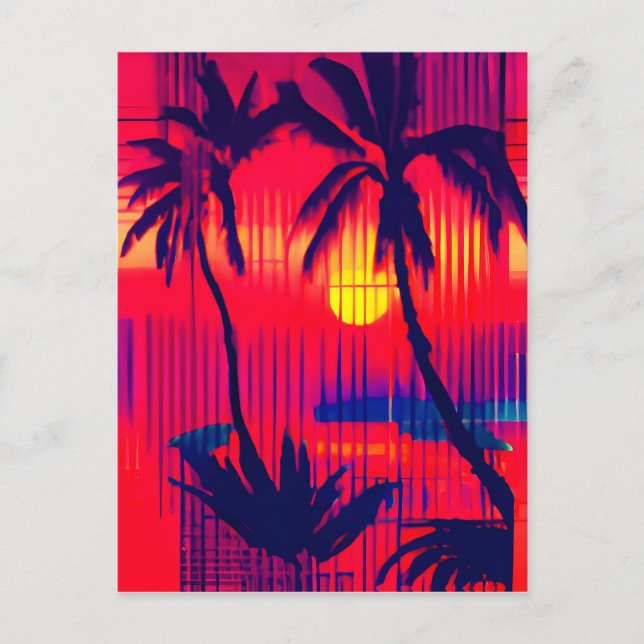 Tropical Escape Fantasy Postcard (Front)