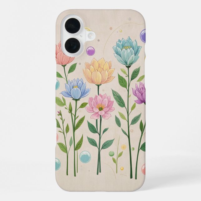 Tropical Escape: Palm Tree iPhone Case (Back)