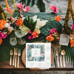 Tropical Essence Coined Luncheon Napkin
