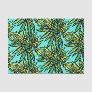 Tropical Exotic Stylish Plants Pattern Tissue Paper