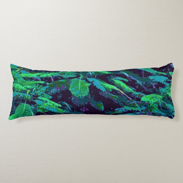 Tropical Fabric Body Pillow (Front)
