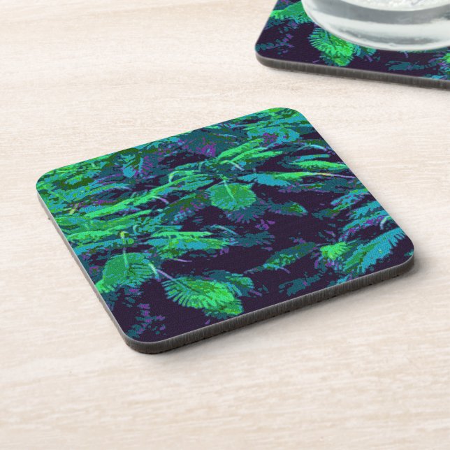 Tropical Fabric Coaster (Left Side)