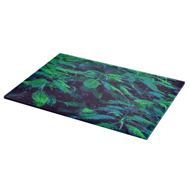 Tropical Fabric Cutting Board (Corner)