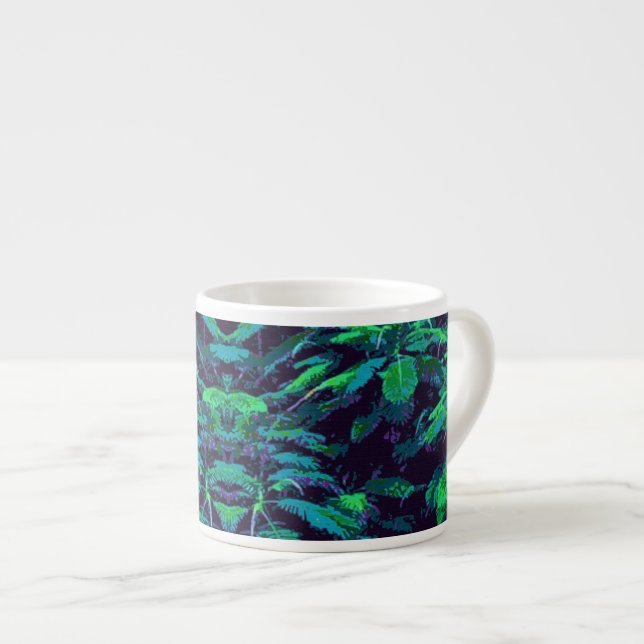 Tropical Fabric Espresso Cup (Front Right)