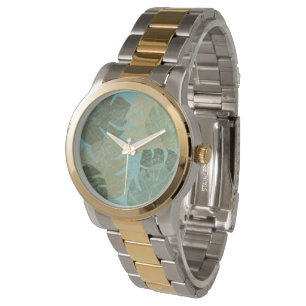 Tropical Faded Leaves Watch