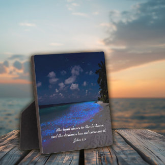 Tropical Faith Tabletop Plaque