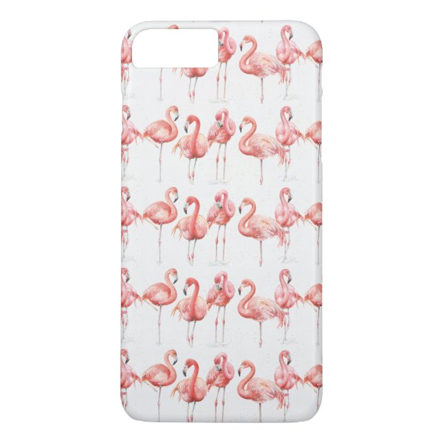 Tropical | Family of Flamingos Case-Mate iPhone Case (Back)