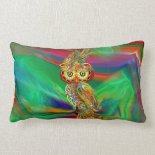 Tropical Fashion Queen Owl Pillow