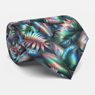 Tropical Faux Silk   Luxury Vacation   Gentleman's Tie