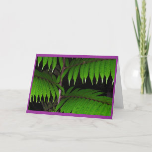 Tropical Ferns Card