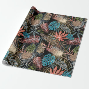 Tropical Ferns Wrapping Paper