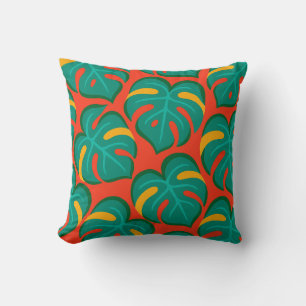 Tropical Fiesta Pattern Throw Pillow