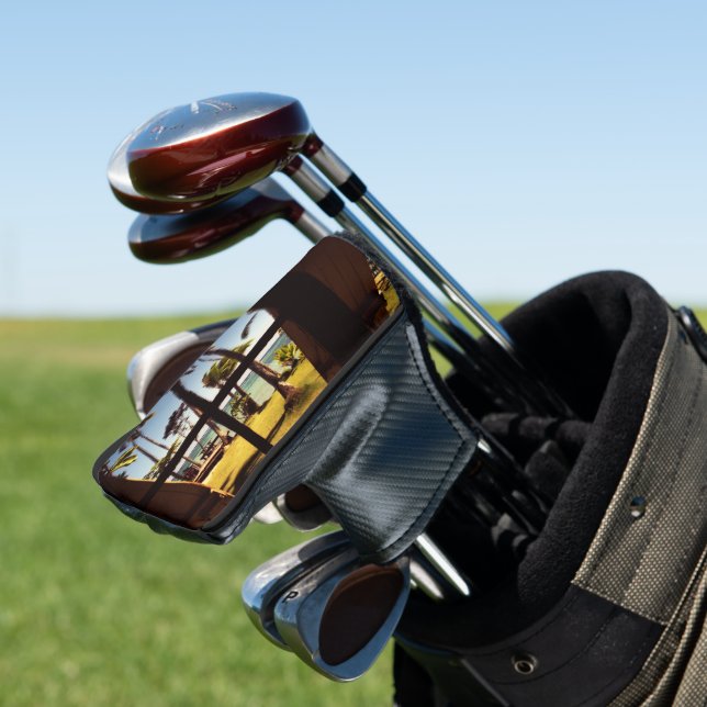 Tropical Fiji Beach Scene pccnm Golf Head Cover (In Situ)