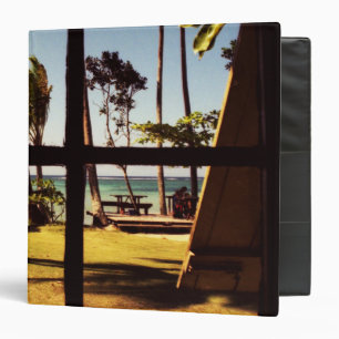Tropical Fiji Beach Scene rbcn Binder