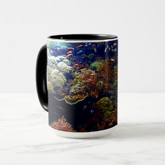 Tropical Fish and Colourful Coral Reef Mug for Dad