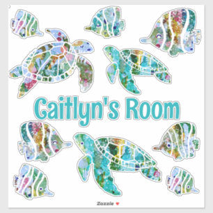 Tropical Fish and Sea Turtles 