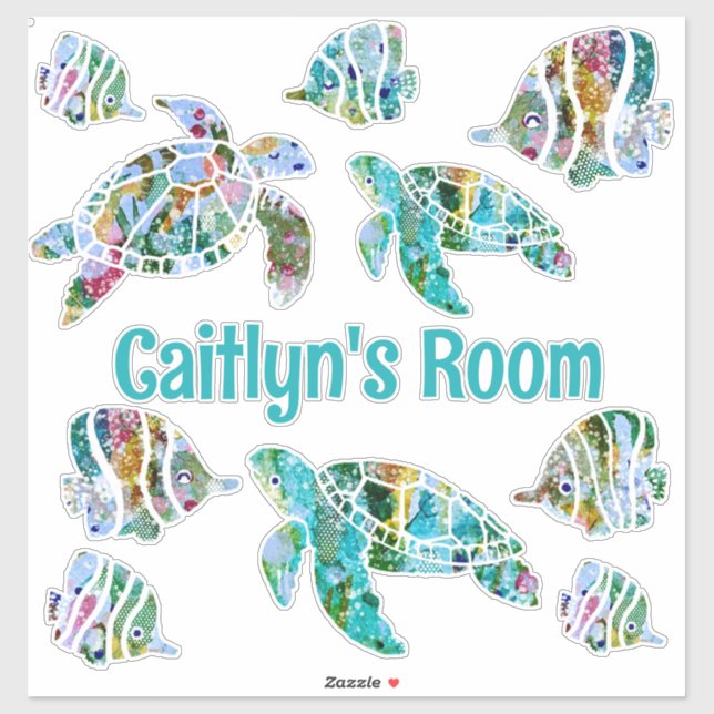 Tropical Fish and Sea Turtles  (Sheet)