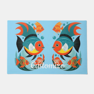 Tropical Fish Assortment Thunder_Cove Doormat