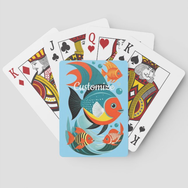 Tropical Fish Assortment Thunder_Cove Playing Cards (Back)