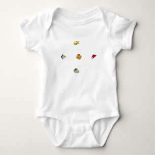 Tropical Fish Baby Bodysuit