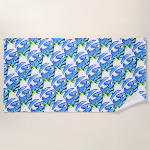 Tropical Fish Beach Towel