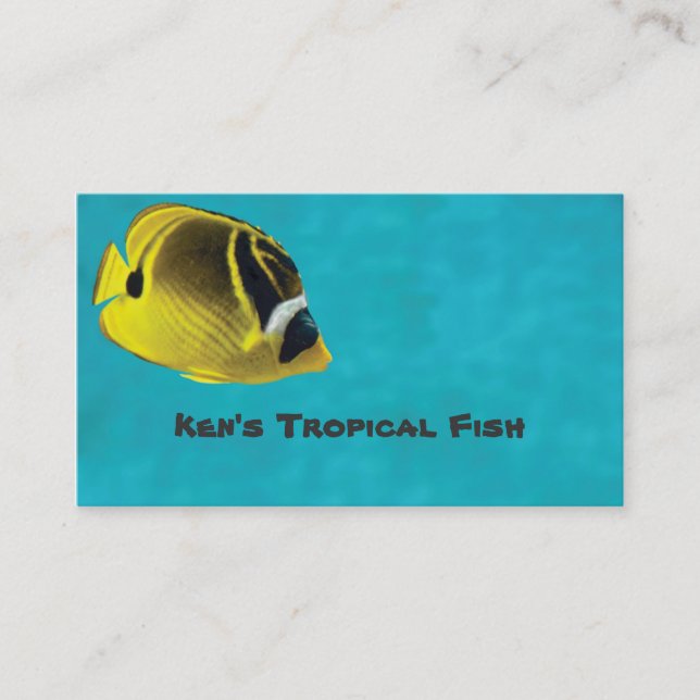 Tropical Fish Business Card (Front)