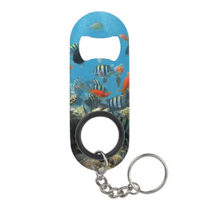 Tropical Fish Chaos Keychain Bottle Opener