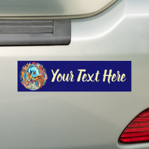 Tropical Fish Colorful Summer Vibes Bumper Sticker