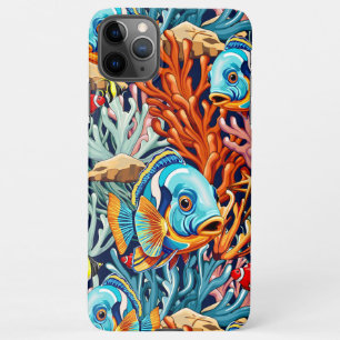 Tropical Fish Colorful Summer Vibes iPhone 11Pro Max Case